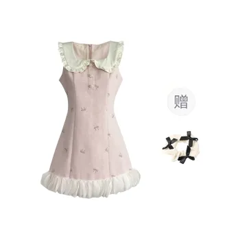TORIGHT Sleeveless Dress Women's Pink