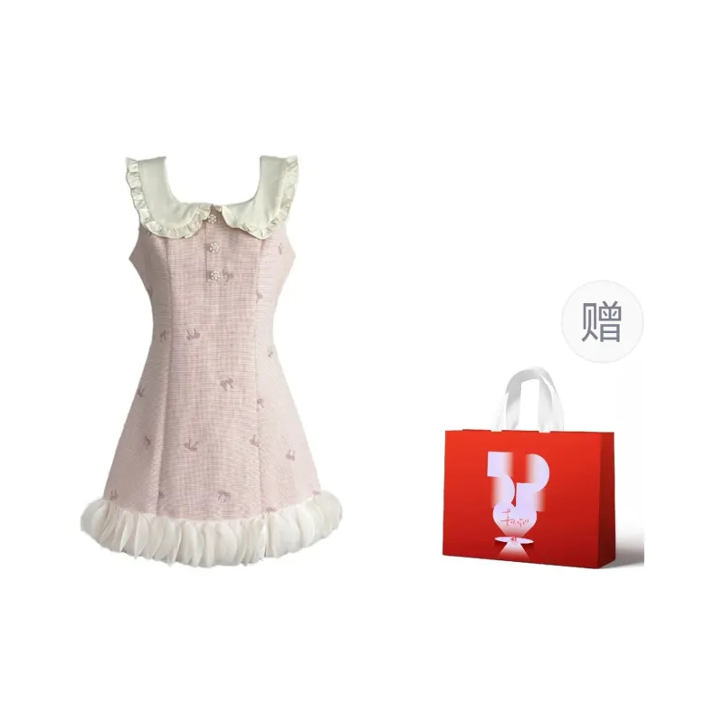 BEAUTIFUL CONFESSION Sleeveless Dress Women's Pink-4