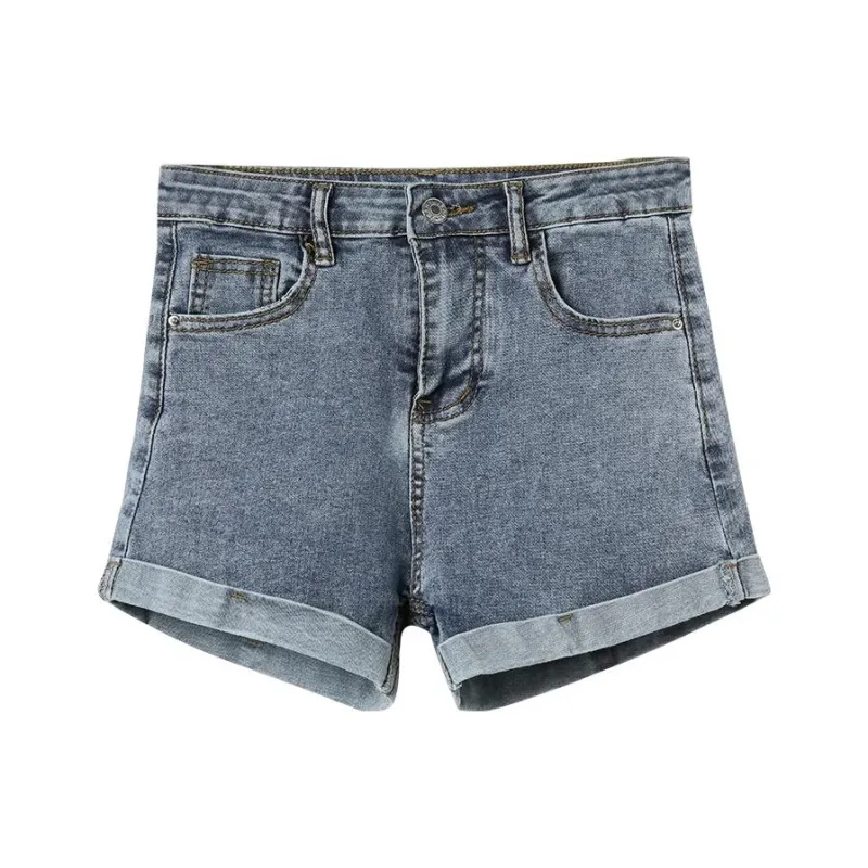 A head of Agua Denim Shorts Women's-1