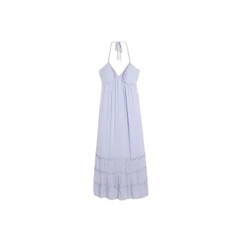 Hollister Sleeveless Dress Women's Gray Blue