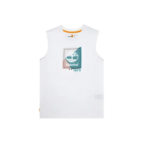 Timberland Sleeveless Sports Shirts Women's White