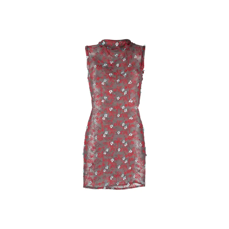 Ottolinger Embroidered detail Lace Minidress-0