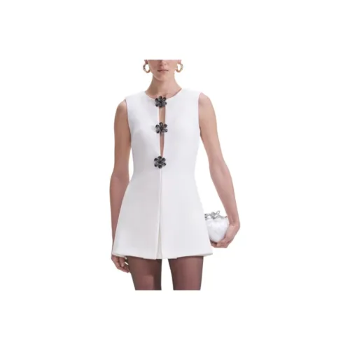 Self portrait Jumpsuit Women's Pure White
