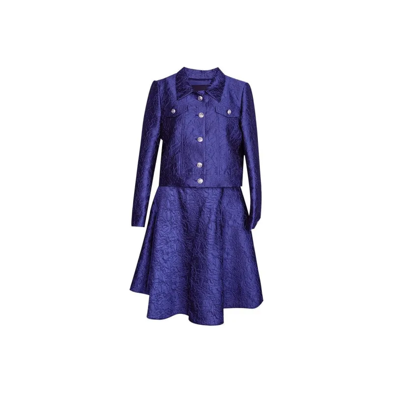 ROEYSHOUSE Skirt Set Women's Blue Purple-0