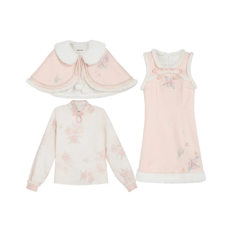 SNBL Skirt Set Women's Spring Welcome Flower-0