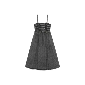 GANNI Denim Midi Dress