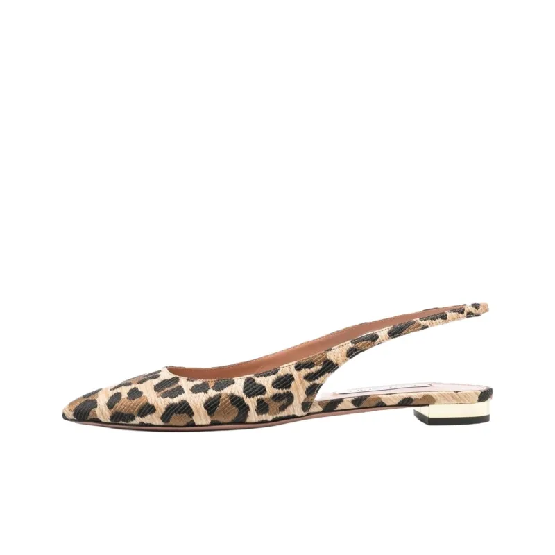AQUAZZURA Purist Casual Single Shoes Women's Brown-0