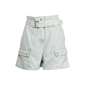IRO NIGHT Denim Shorts Women's Green