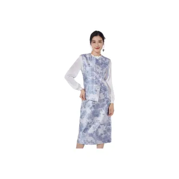 BBLLUUEE Skirt Set Women's Cloud Gray Blue