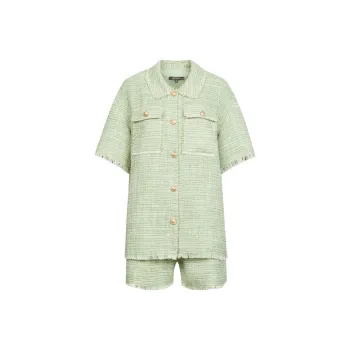 MeetMetro Casual Suit Women's Green