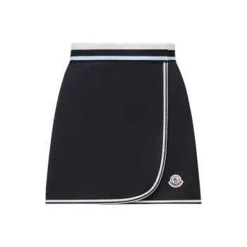 Moncler A Line Logo Patch Tennis Skirt