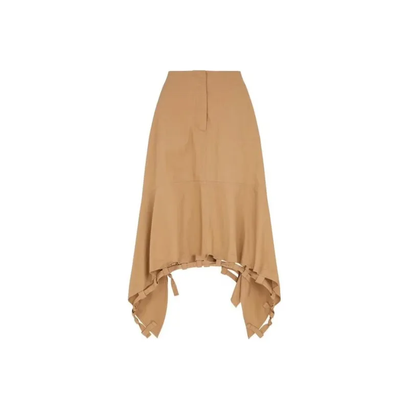 LOEWE Casual Long Skirts Women's Brown-0