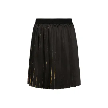 VERSACE JEANS COUTURE Elasticated Waistband Pleated Mini Skirt
