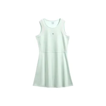 Kawasaki Blue And White Porcelain Series Sleeveless Dress Women's