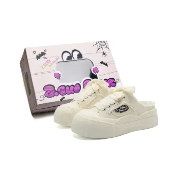 Z.SUO Quiet Odor Resistant Abrasion Resistant Slip Resistant Closed Toe Slippers Women's Fragrant White