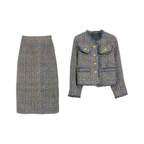 Icicofficial Two Piece Skirt Sets Women's