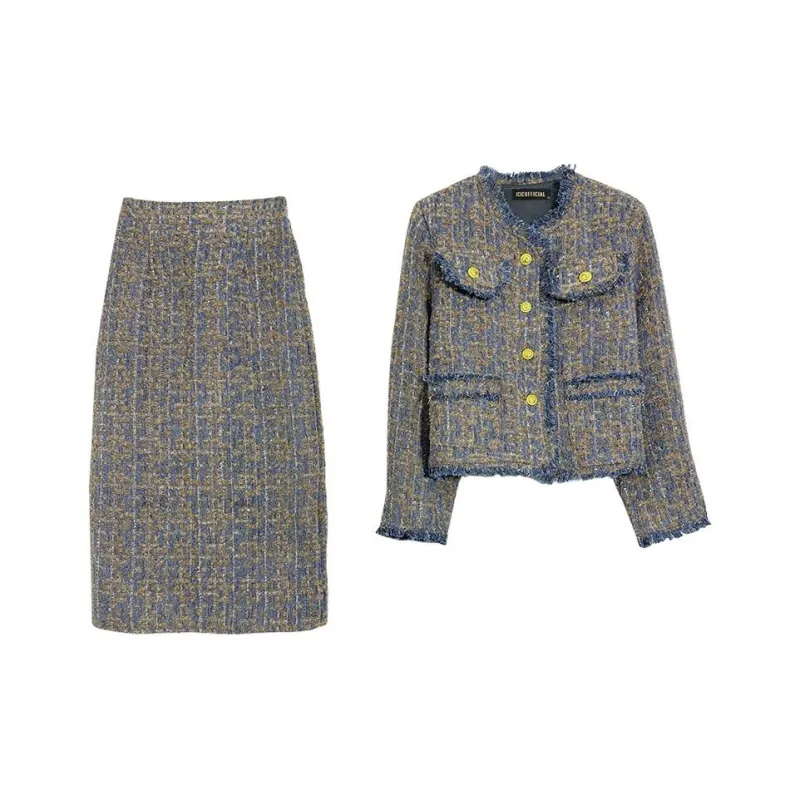Icicofficial Two Piece Skirt Sets Women's-0