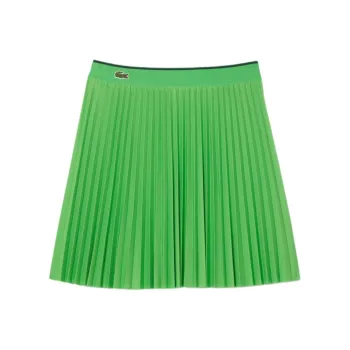 LACOSTE Logo appliqué Pleated Mini Tennis Skirt