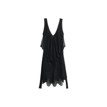ZARA Kate Moss Collaboration Sleeveless Dresses Women's Black