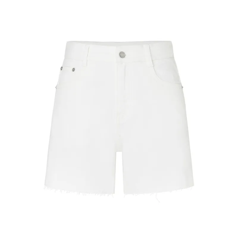 MO&CO Denim Shorts Women's Denim White-0