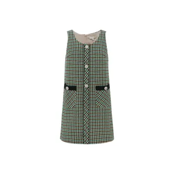 LULUALWAYS Sleeveless Dress Women's Green