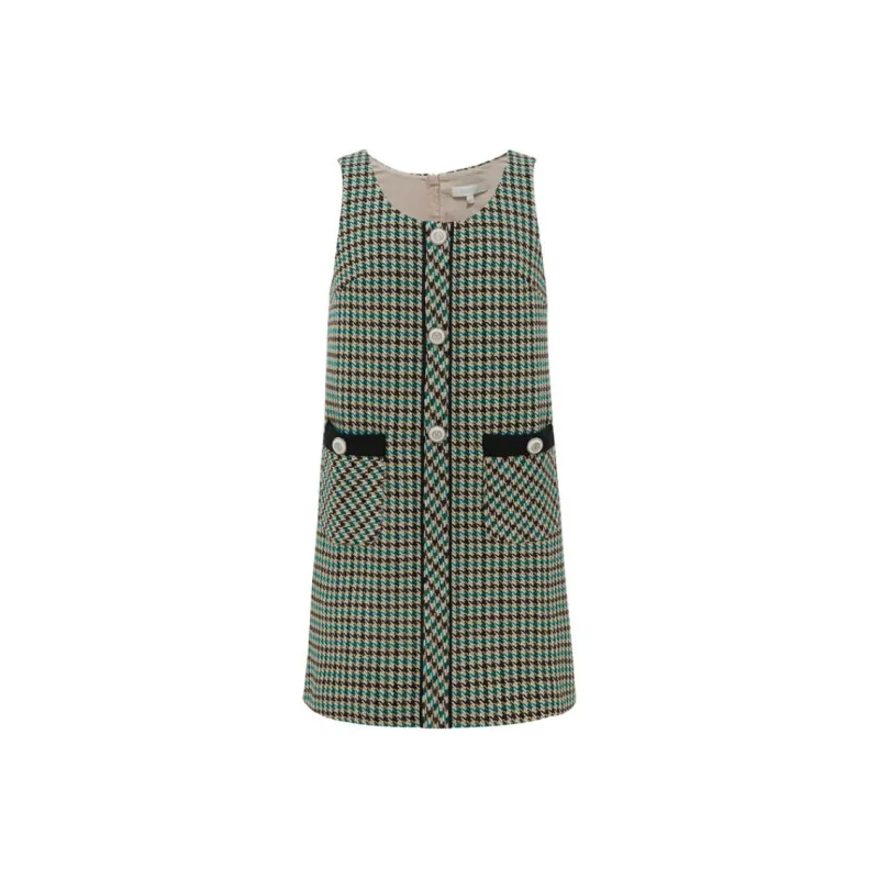LULUALWAYS Sleeveless Dress Women's Green-0