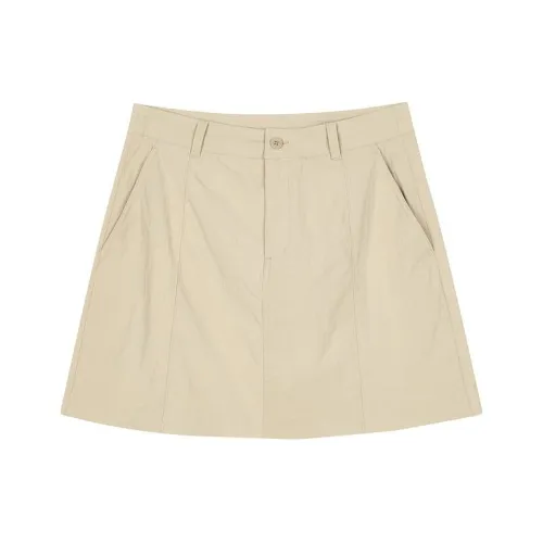 Skechers SS24 Casual Short Skirts Women's Beige Brown