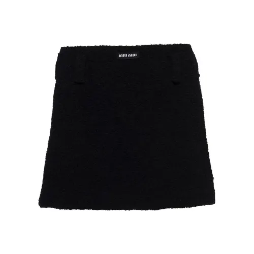 MIU Discover miu SS23 Casual Short Skirts Women's Black