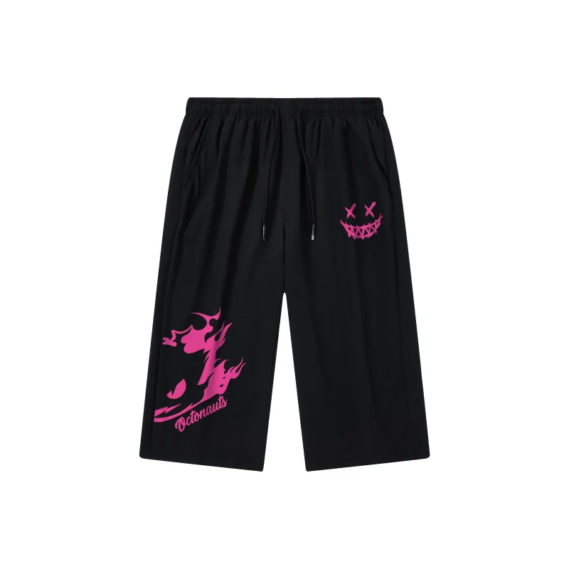 Small Columns Under The Sea Shorts Unisex-2