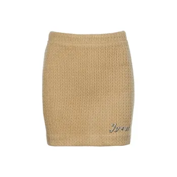 JYOSEI Casual Short Skirts Women's Camel