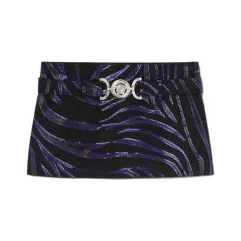 VERSACE SS23 Casual Short Skirts Women's Purple