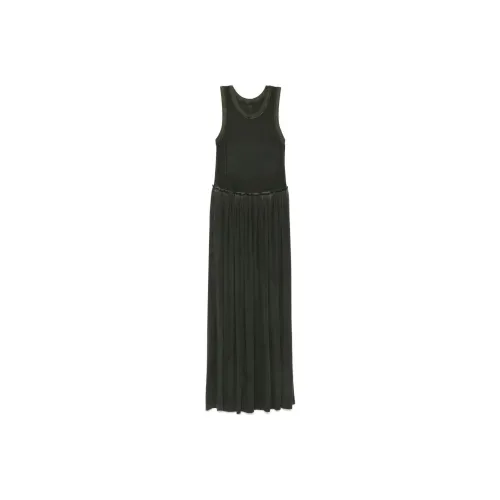 Marine Serre Draped Statue Jersey Maxi Dress