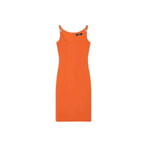 VERSACE Cady Sleeveless Midi Dress