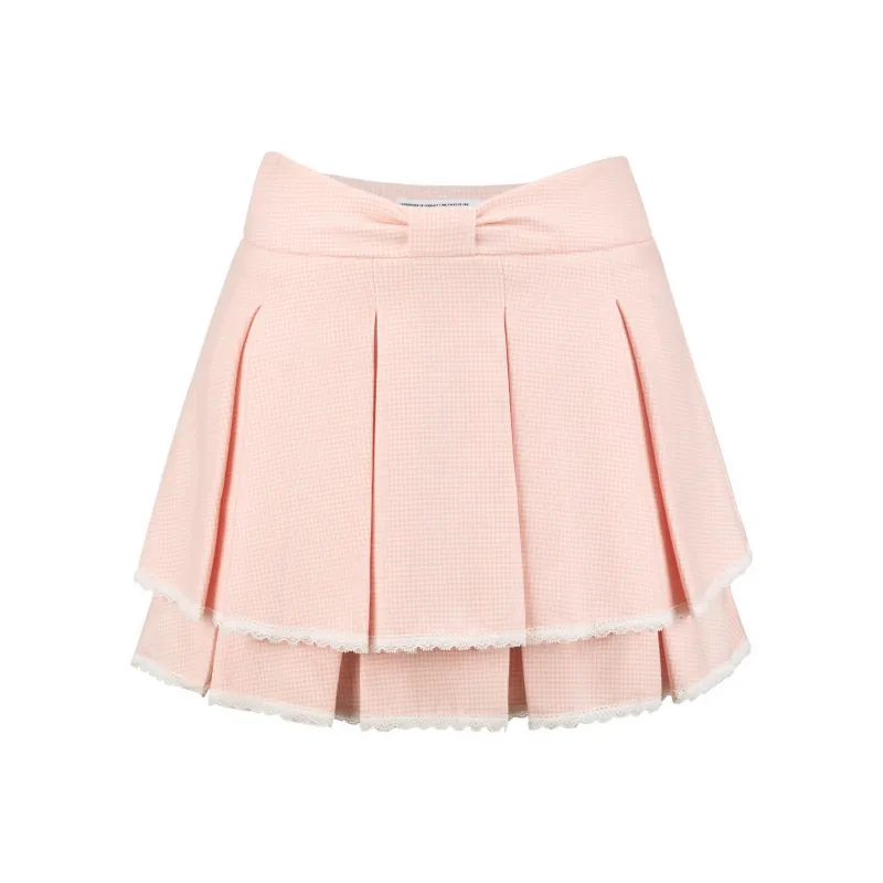 AYF Casual Short Skirts Women's Pink-0