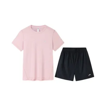 Anta Running Collection Casual Sportswear Women's Set Soft Pink/Basic Black