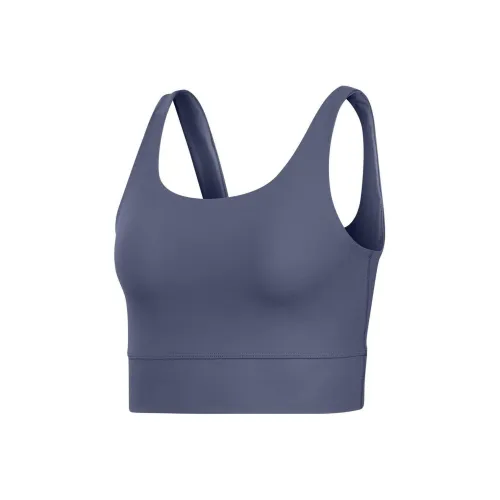 Nike Sleeveless Sports Shirts Women's Gray Blue