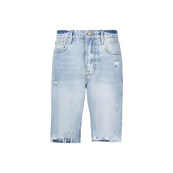 FRAME Knee-length Denim Shorts