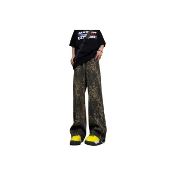 NHZN Jeans Women's Leopard Print