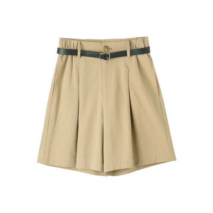 HIPPIEMISS Casual Short Skirts Women's Khaki-0