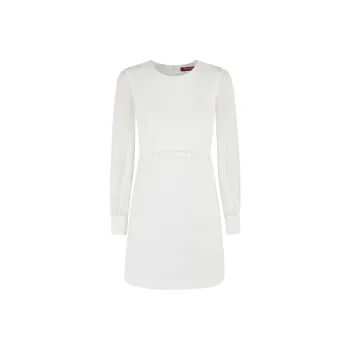 MaxMara Studio Ritmo Crewneck Long Sleeved Dress