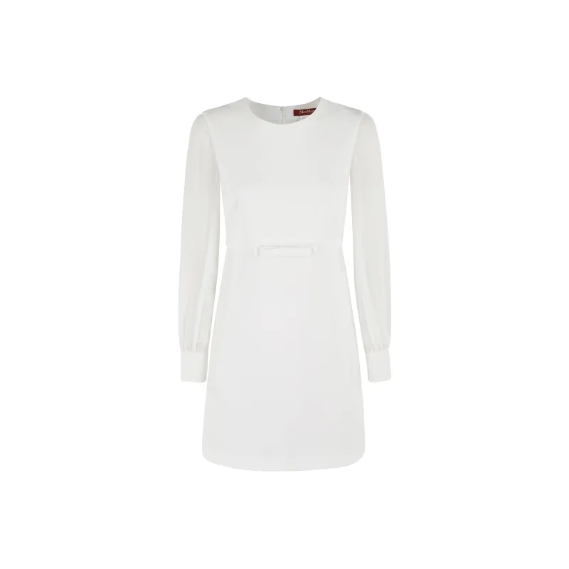 MaxMara Studio Ritmo Crewneck Long Sleeved Dress-0