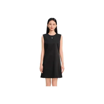 Blood Glitter Sleeveless Dress Women's Black