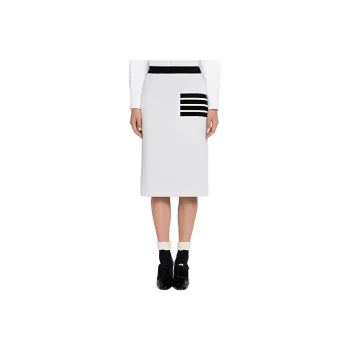 THOM BROWNE Casual Long Skirts Women's White