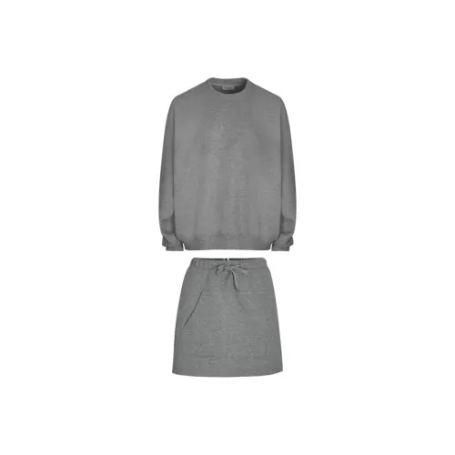 Little Pull Skirt Set Women's Heather Gray