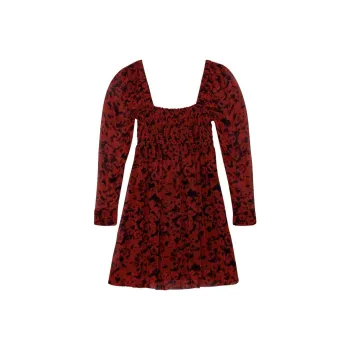 GANNI Long Sleeved Dress Women's Red