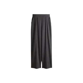 H&M Suit Trouser Women's Dark Gray/Pinstripe