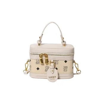 RIVMIND PU One Shoulder Handbag Women's Pink/Brown/White/Black