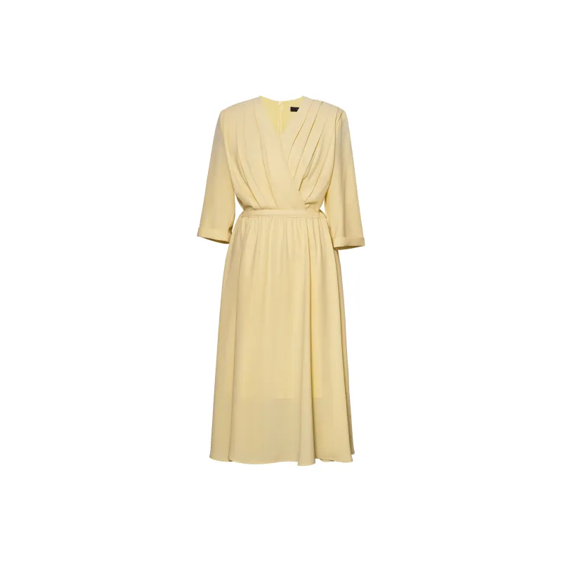 ROEYSHOUSE Long Sleeved Dresses Women's Yellow-0