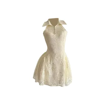 JOSR Sleeveless Dress Women's Yellow Dress