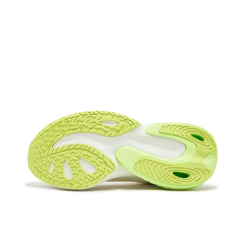 361° Shock Absorbers Slip Resistant Breathable Low Top Casual Running Shoes Men's Feather White-4